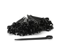 DOJA Barcelona | Soporte Manguera de Riego Fijacion | Pack 100 | 16mm | Soporte para Manguera Goteo | Soporte para Tubo de Riego Jardineria para Fijacion Tierra | Soporte para Manguera Riego