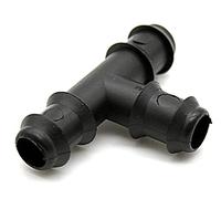 DOJA Barcelona | T Riego 16mm | Pack 25 | Conector para Manguera de Riego por Goteo | Ø 16mm | Conectores en T | Accesorios Riego por Goteo | para Manguera Jardin, Tubo Riego, Riego Huerto...