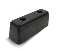 DOJA Barcelona | Tacos de Goma Camiones | Pack 1 | Topes de Goma para Camiones | 240x80x89mm | Caucho | Accesorios Camion | para Remolque, Accesorios Caravana, Tope Rueda Garaje, Estacionamiento