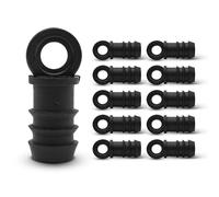 DOJA Barcelona - Tapones de manguera de goteo de 20 mm, paquete de 10 unidades, para sistemas de riego, conector de manguera de riego por goteo, jardín, camping, agricultura