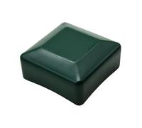 DOJA Barcelona Tapones Rectangulares para Postes Valla - Verde - Pack 12-40x40mm - Protección Eficaz, Tapa para Postes Resistente, Estetica Moderna, Tapones de Plastico, Impide Filtración