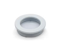 DOJA Barcelona | Tirador Integrado Redondo Blanco | Ø40.5x10 mm | Pack 6 | Tirador de Embutir Uñero Empotrado | Puerta Corredera, Puertas de Armario, Cajones, Zapatero, Ventana