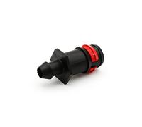 DOJA Barcelona | Toma Ramal de Seguridad | Pack 25 | Conector para Manguera de Goteo | Ø 16mm | Con Anilla de Seguridad | Accesorios de Riego | Manguera Jardín, Tubo, Huerto