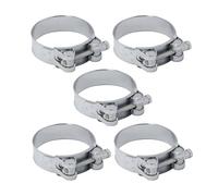 DOJA Industrial | Abrazadera de Gran Presion | 36-39mm Ø | PACK 5 | Abrazaderas de Presion para Tubos | Abrazaderas Manguera | Acero Cincado | Abrazadera para Tubo Flexible | Bridas Metalicas