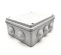DOJA Industrial | CAJA ESTANCA DERIVACION CON CONOS 190x150x70 | Caja Conexiones Electricas Impermeable | Cuadro Electrico | Caja Estanca Exterior Electrica para Cables, Caja Distribucion Electricidad