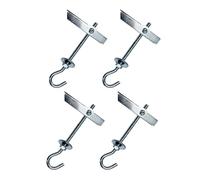 DOJA Industrial | Taco Basculante M6 | PACK 4 | Anclaje de Vuelco para fijación pared hueca o techo | Gancho Techo por Gravedad | Tacos de Vuelco de Balancín | Fijacion Falsos Techos, Placas Yeso