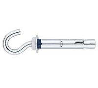 DOJA Industrial | Tacos Anclaje Metalico de Expansion con Gancho | M10x70 | PACK 10 | Tacos hormigon, pared, chapas metalicas | Espiches de pared, Tornillo expansivo, Espirros anclaje, inviolables