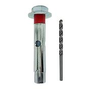 DOJA Industrial | Tacos Anclaje Metalico Expansion + Broca Pared 10 | M8-10 | PACK de 20 Tacos Hormigon + 1 Broca Hormigon | Caja con Espiches de pared o Tornillo Expansivo y Broca de Pared 10 mm