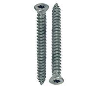 DOJA Industrial | Tornillo Torx Para Hormigon | PACK 25 | 7,5 x 72 | Tacos Hormigon | Tornillos Cabeza Plana | Acero Cincado | Tornillos Torx Concreto | Uso: Tacos Pared, Hormigon, Madera...