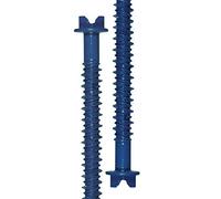 DOJA Industrial | Tornillo Torx Para Hormigon | PACK 50 | 6,5 x 80 | Tacos Hormigon | Tornillos Cabeza Plana | Acero Cincado | Taco Torx Screws | Uso: Tacos Pared, Tornillo Hormigon, Tornillos Madera