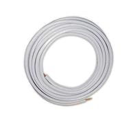 DOJA Industrial | Tubo cobre aislado 3/8" + 5/8" x 20 m | Tubos Aislados Bitubo en rollo de 20 m