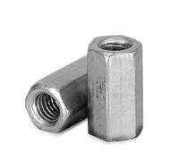 DOJA Industrial | Tuerca de Varilla Larga de Acoplamiento Hexagonal | M8 | PACK 8 | Sujetadores de Manguitos Roscados para el hogar, oficina, equipos de comunicación, industria, entre otros usos.