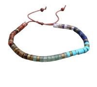 DOJAYA Pulsera de yoga bohemia con piedras de 7 chakras de 2 x 4 mm, protección de potencia de equilibrio, calma, tierra, fuerza, creatividad, espiritual, para mujer, relajación, ansiedad, regalo de