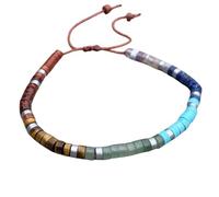 DOJAYA Pulsera de yoga bohemia con piedras de 7 chakras de 2 x 4 mm, protección de potencia de equilibrio, calma, tierra, fuerza, creatividad, espiritual, para mujer, relajación, ansiedad, regalo de