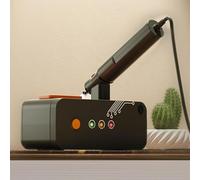 DOJBK Cortador Ultrasónico De 30 W, Cortador Ultrasónico De Alta Precisión De 31 KHz, con 25 Cuchillas De Repuesto (8 Tipos Diferentes), 3 Modos, para Cortar Acrílico, Madera, PVC