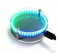 DOJBK Generador De Ondas Schumann De 7,83 Hz, Generador De Señales De Onda Sinusoidal, Luz LED RGB De Colores para Respiración, Alimentado por USB, para Meditación En Casa Y Mejora del Sueño