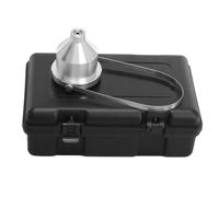 DOJBK Taza De Visco, 100ml De Acero Inoxidable Herramienta De Prueba De Viscolíquida, Diámetro De La Boquilla De Flujo De 4mm, con Caja De Almacenamiento, para Acabados De Pintura De Aceite