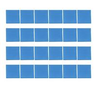 Dojimayisc 24 paquetes de placas de espuma acústica 1 x 12 x 12, paneles de pared insonorizados con quemador de fuego, placas de cuña para estudios, hogar