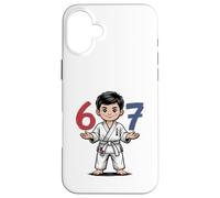 Dojo Six Seven 67 Cinturón Artes Marciales Diseño Karate Jiu Jitsu Carcasa para iPhone 16 Plus