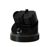 DOJOEUU Balancín automático de Doble epítopo para Relojes, posicionador Giratorio mecánico con protección antimagnética, luz LED Ambiental, se Detiene al Abrir la Tapa, para decoración.(C)