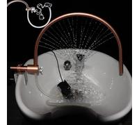 DOJOEUU Marco de SPA con Cabezal de circulación de Agua, Equipo de SPA con Cabezal Ajustable, Estante de circulación de Agua, Grifo for Lavabo de SPA for Tratamiento del Cabello, for salón