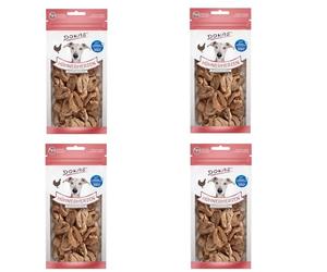 Dokas Corazones de Pollo liofilizados | Paquete de 4 | 4 x 22 g | Suplemento alimenticio para Perros | Puede fomentar la masticación Natural y complementar la Dieta Diaria