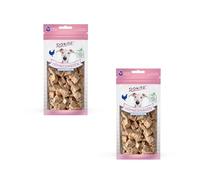 Dokas Dog Corazones de Pollo liofilizados | Paquete Doble | 2 x 20 g | como complemento para Perros en la Dieta Diaria | Liofilización Suave | con un 99,5% de Corazones de Pollo