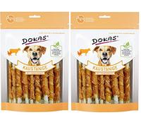 Dokas Palos para Masticar - Bocadillo masticable Premium sin Cereales para Perros - 2 Unidades