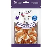 DOKAS Snack Premium sin Cereales con pezuña de Pollo para Perros, Ideal para Viajes.