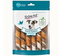 Dokas Varilla para masticar con pechuga de pollo y piel de pescado - El aperitivo especial para perros - perfecto para entretiempo o para recompensas - 1 x 170 g