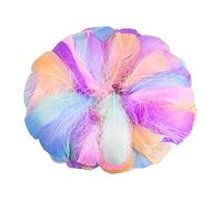 Dokeno 100 Piezas Plumas, Plumas Manualidades, Plumas Decoracion, Plumas de Colores, Plumas Naturales, Plumas Naturales de Colores, Plumas de Ganso para DIY Manualidades Decoración (7-12cm)