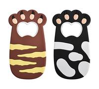 Dokeno 2 Piezas Abridor de Botellas de Cerveza, Abrebotellas con Forma de Garra de Gato, Abridor Magnético, Abridor de Botellas Ergonómico, Abrebotellas para Bar, Restaurante, Casera