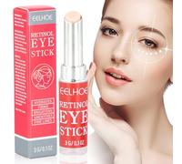 Dokeno 2 Piezas Cremas Para Los Ojos Retinol Eye Stick Retinol Crema Antienvejecimiento Para Debajo de los Ojos Con Colágeno Ácido Hialurónico Para Ojeras y Bolsas Arrugas, Reduce Líneas Finas