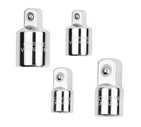 Dokeno 4 Piezas Eadaptador para Vasos de Carraca, Adaptadores para Llave de Carraca Adaptador 1/2" a 3/8" 3/8" a 1/2" 3/8" a 1/4" 1/4" a 3/8" para Juego de Enchufes Convertidore