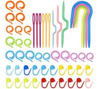 Dokeno 53 Piezas Crochet Kit Principiantes, Marcadores de Puntos Ganchillo, Accesorios para Tejer a Crochet, Agujas de Ganchillo, Ganchillos Crochet Kit, Juego de Herramientas Básicas para Tejer