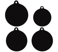 Dokeno Juego de 4 Alfombrilla para Placa de Inducción, Antiarañazos Alfombrilla Protectora para Placa Inducción de Silicona, Aislante Térmico Reutilizable Protector Placa Inducción, Negro