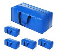 Dokeno Juego de 5 Cajas de Mudanza Grandes de 100L con Cremalleras, Bolsa de Almacenamiento Grande para Mudanza de Casa, Ropa, Edredón, Debajo de la Cama, Viajes, Bolsas de Lavandería