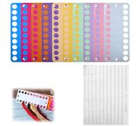 Dokeno Organizador de Hilo de Bordar, 10 Piezas 20 Posiciones multicolor Organizador de Hilo de Costura Organizador de Hilo de Bordar para La Costura Knitting