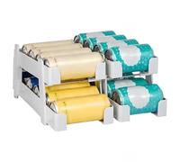 Dokeno Organizador de Latas Nevera Autopropulsado, 2 Piezas, 335ml/473ml, Blancas