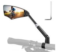 Dokeno Retrovisor para Bicicleta, Espejo de Manillar 360° Rotativo Ajustable, A Prueba de Golpes, Ideal para Bicicleta de Montaña y Patinete Eléctrico (Izquierdo)