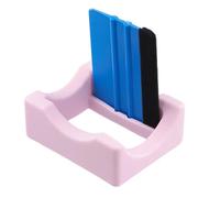 Dokeno Soporte para Vasos de Silicona Soporte Antideslizante para Vasos Base para Vasos con Ranura Integrada y Espátula de Fieltro Soporte para Vasos para Tazas Botellas de Vidrio Taza Termo