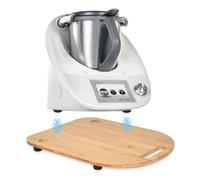 Dokeno Tabla Deslizante para Thermomix TM6 TM5 en Acrílica/Bambú, Base para Thermomix con Ruedas & Asa, Protege la Balanza de su Vorwerk Thermomix, Accesorios para Thermomix (Bambú, Bambú)