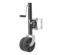 Dokiiovo 907 kg ruedas estabilizadoras remolques, 8 pulgadas remolque rueda de apoyo para carga pesada, elevador de remolque de alto rendimiento con asa, elevador de remolque para remolques de barcos