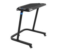 Dokiiovo Mesa de bicicleta con ruedas de altura ajustable, mesa portátil para bicicleta con ruedas, capacidad de carga de 50 kg, con portavasos integrado