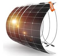 DOKIO 400W Panel Solar Flexible Monocristalina Placa Solar 4 * 100W Ligereza ideal para RV, Barco, Camping, Caravana
