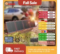 Dokio-Panel Solar plegable Flexible, 18V, 150W, controlador de 12V, hecho en China, Panel Solar portátil para Camping ZJ