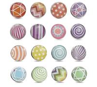 Dokpav 100 Piezas Chinchetas Creativas, Chinchetas Redondas, Chinchetas de Mapa Colorido, Tachuelas de Pulgar, Pasadores de Dibujo, para Mapas de Pared Fotos, Tablero de Anuncios o Tableros de Corcho