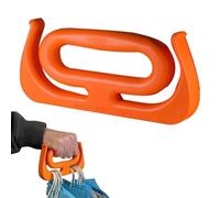 DOKRIN Asa para bolsa de compras reutilizable, multiusos, para levantar objetos pesados (naranja)