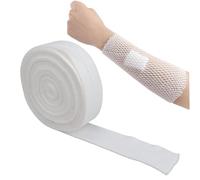 DOKRIN Cinta y tape,Vendaje de malla elástica de 1 pieza, vendaje de fijación, apósito de malla elástica tubular, apósito de gasa hidrófila (2,5 cm x 2 m)