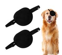 DOKRIN Cuidado ocular para perros,Parche para ojo de perro, utilizado para lesiones oculares postoperatorias, suave y ajustable para cubrir los ojos del perro.